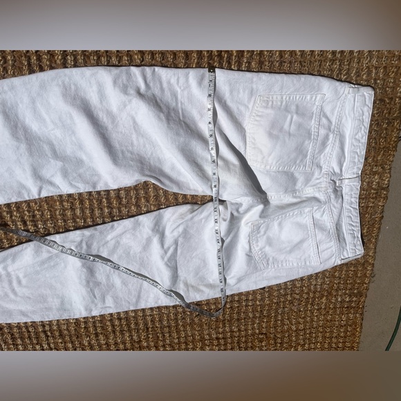 Zara relaxed denim white jeans great condition - Picture 3 of 8